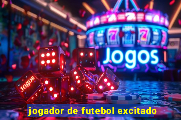 jogador de futebol excitado